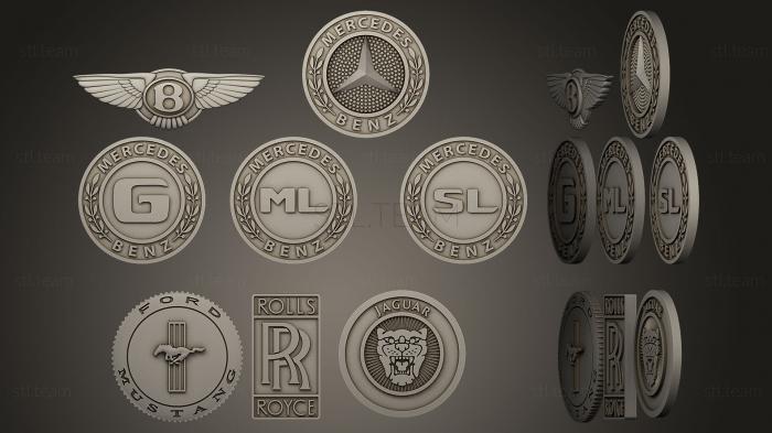 3D model logos (STL)
